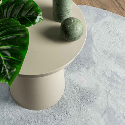 Bereichsteppiche Oval HUARTE Grau 160 x 230 cm 100 %Polyester