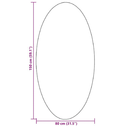 vidaXL Tapis d'appoint oval HUARTE Noir 80 x 150 cm 100 % polyester