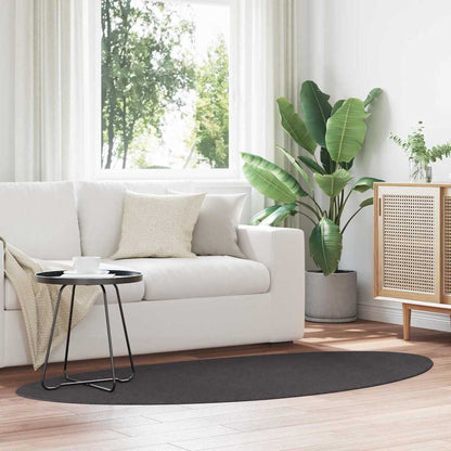 vidaXL Tapis à motifs HUARTE Anthracite 100 x 200 cm Polyester