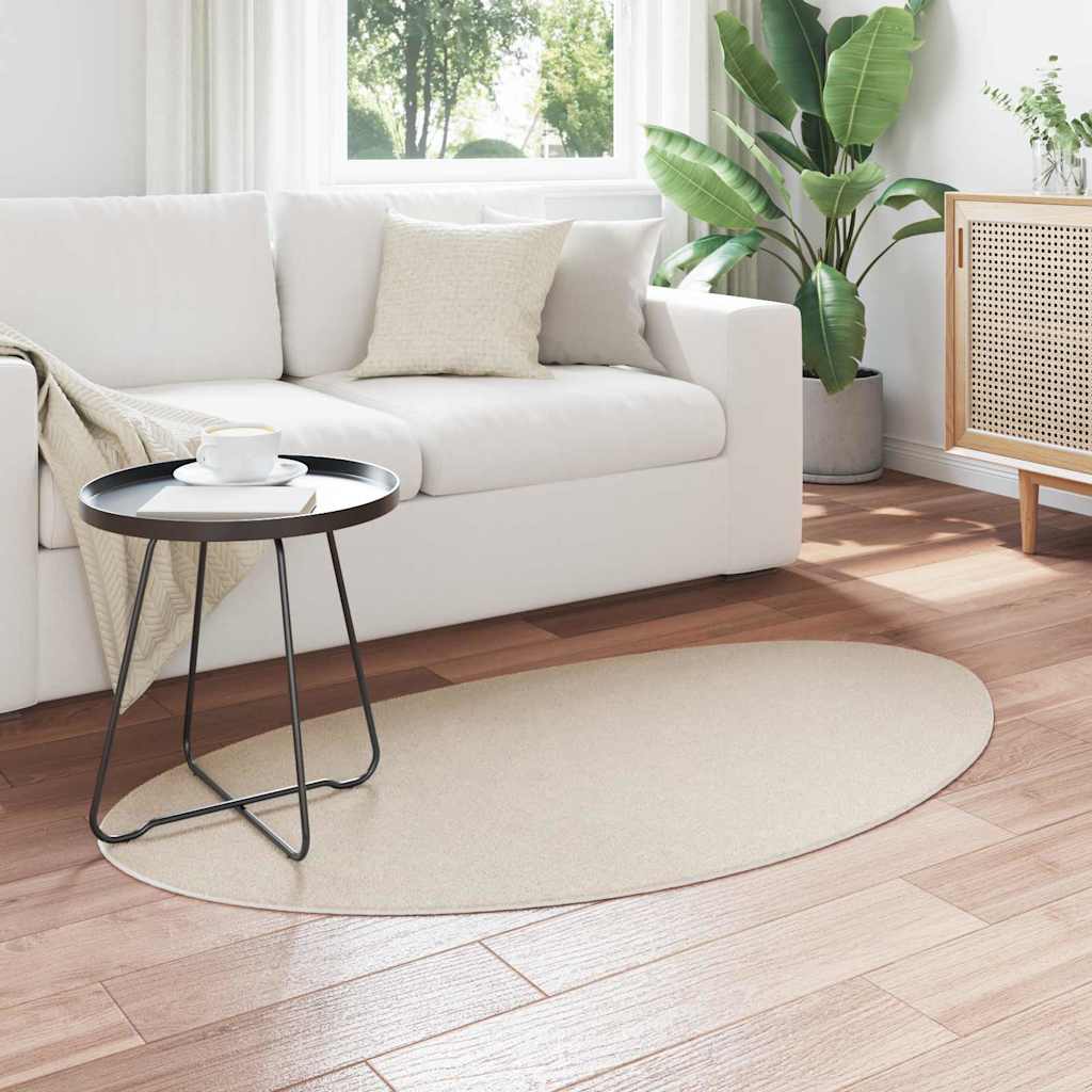 vidaXL Bereichsteppiche HUARTE Beige 80 x 150 cm Polyester