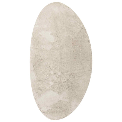 vidaXL Bereichsteppiche HUARTE Beige 100 x 200 cm Polyester