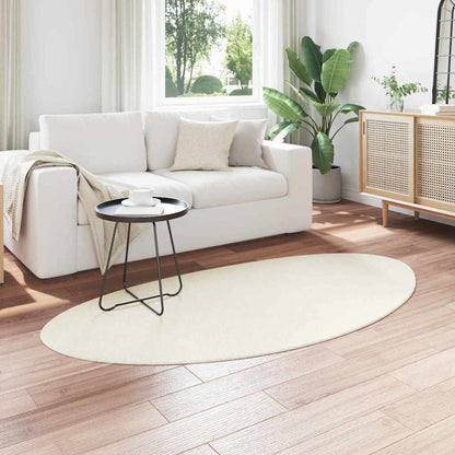 vidaXL Bereichsteppiche HUARTE Creme 80 x 150 cm Polyester