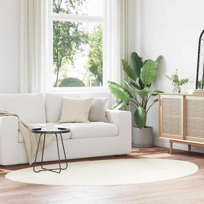 Bereichsteppiche HUARTE Creme 140 x 200 cm Polyester