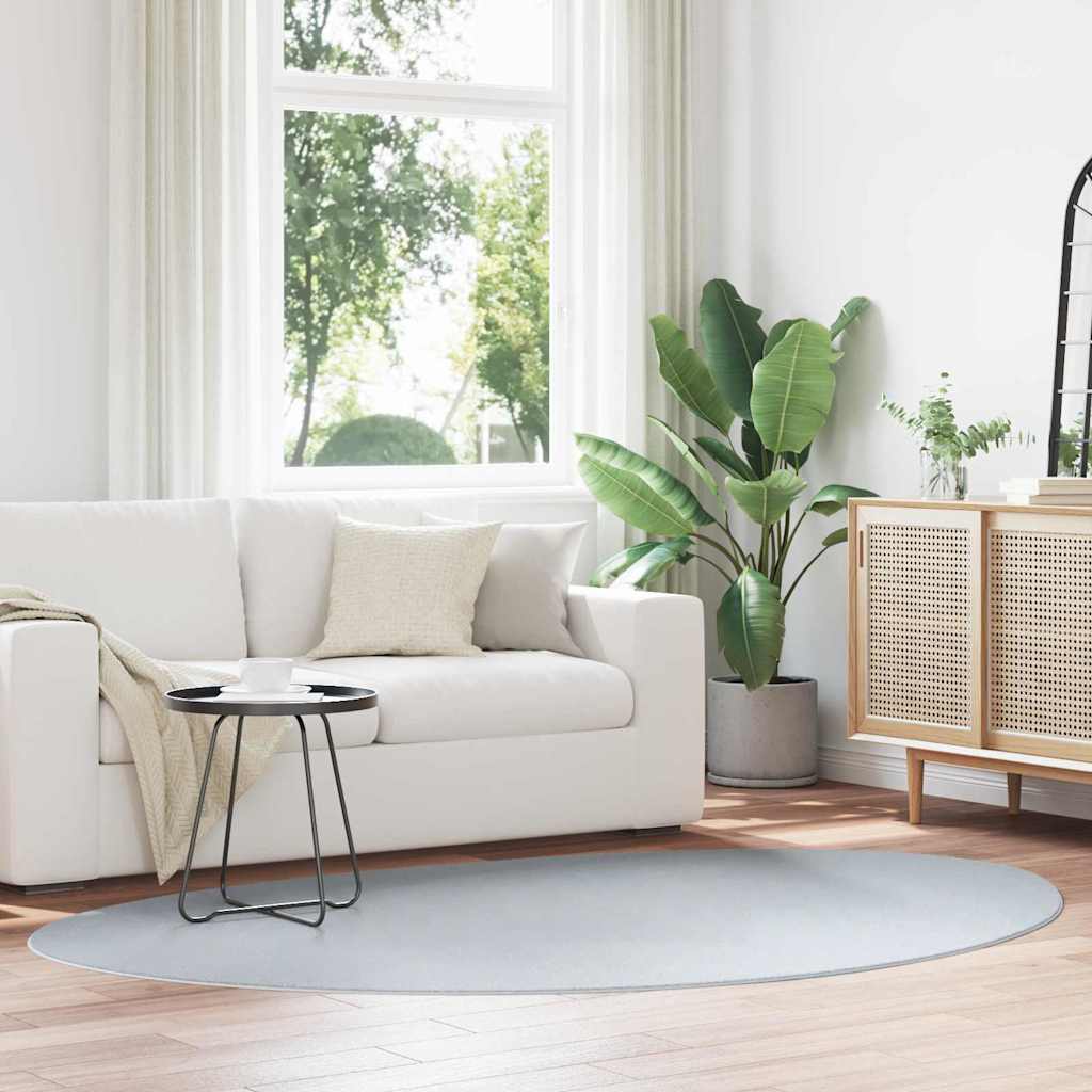 vidaXL Bereichsteppiche HUARTE Grau 160 x 230 cm Polyester