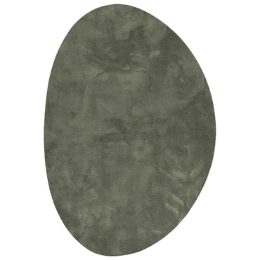 vidaXL Bereichsteppiche HUARTE Waldgrün 120 x 170 cm Polyester