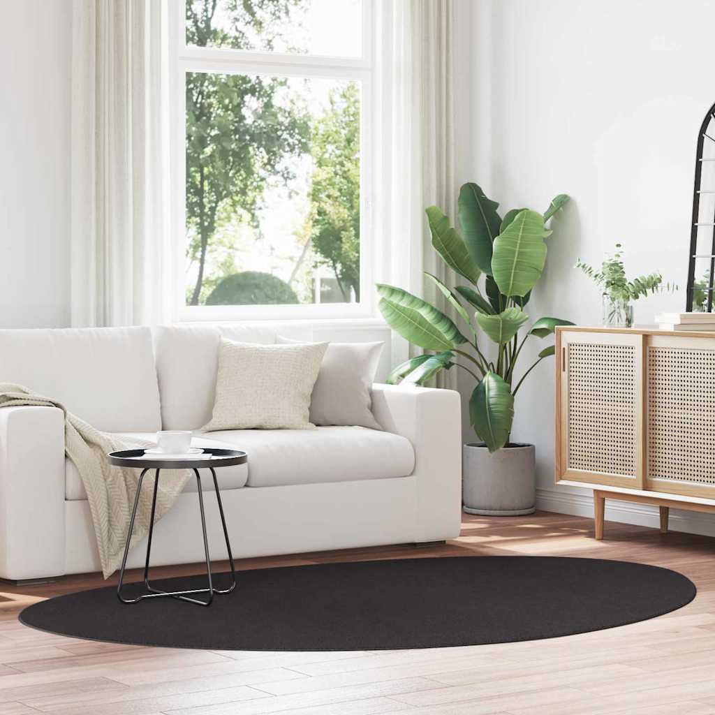 Bereichsteppiche HUARTE Schwarz 160 x 230 cm Polyester