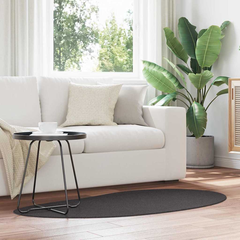 vidaXL Bereichsteppiche HUARTE Anthrazit 80 x 150 cm Polyester