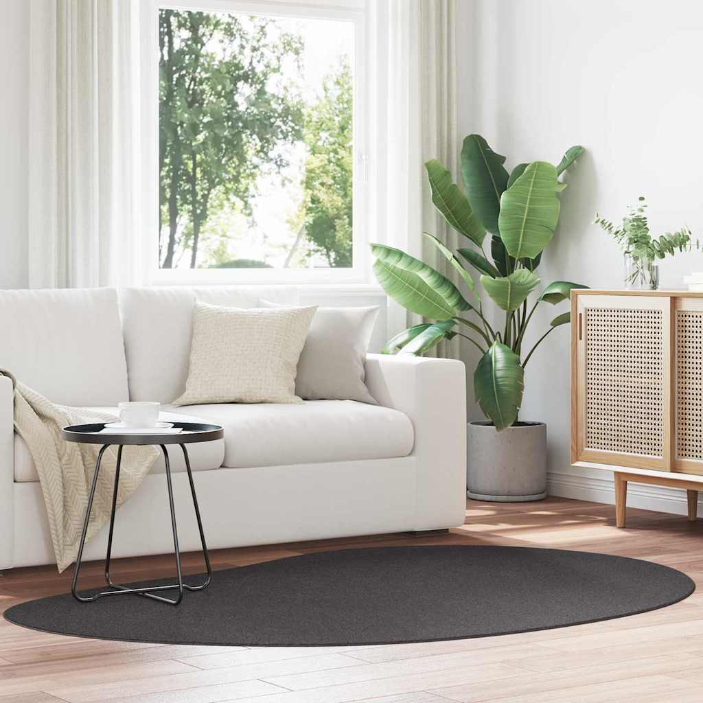 vidaXL Bereichsteppiche HUARTE Anthrazit 140 x 200 cm Polyester