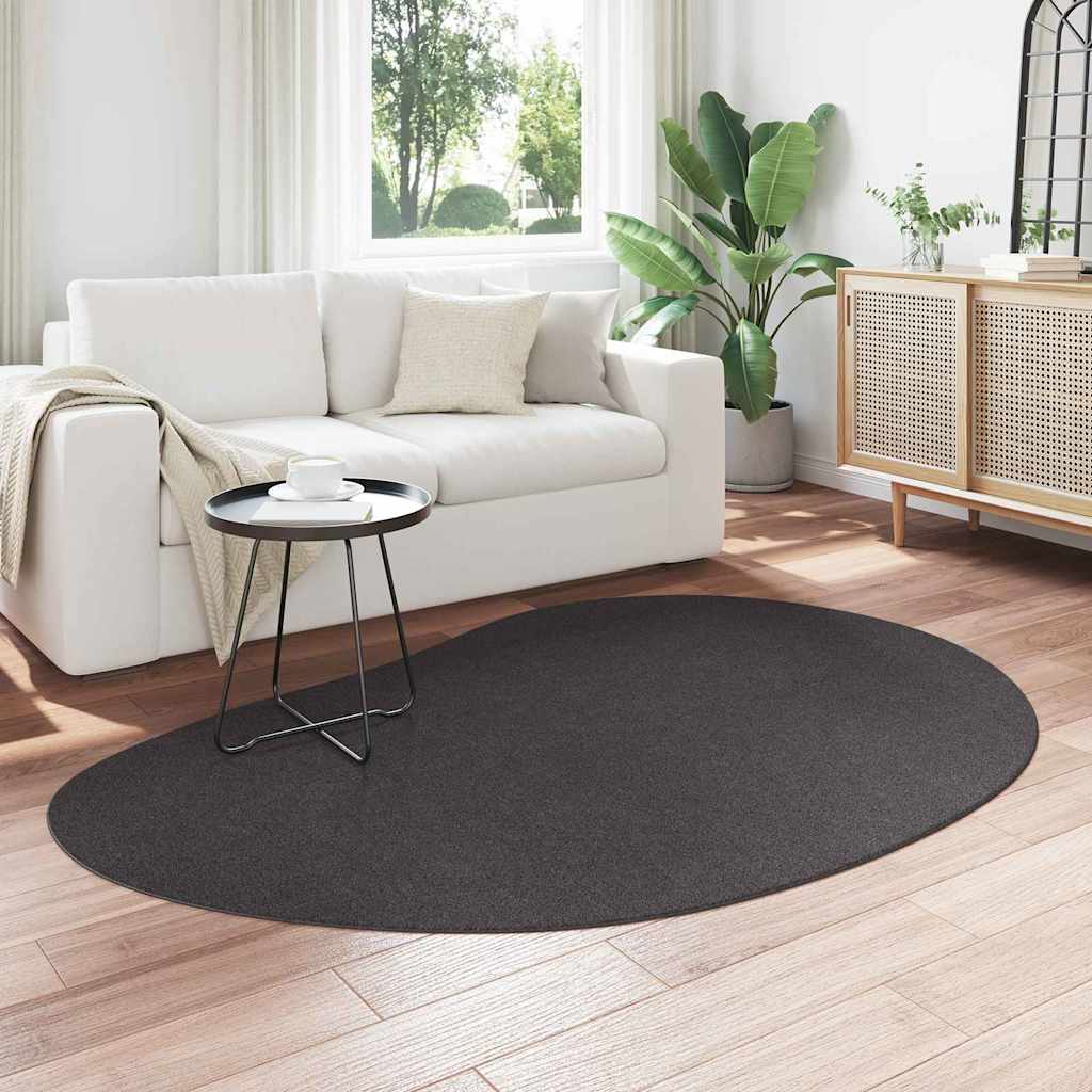 vidaXL Bereichsteppiche HUARTE Anthrazit 140 x 200 cm Polyester