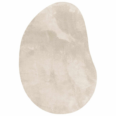 vidaXL Bereichsteppiche HUARTE Beige 140 x 200 cm Polyester