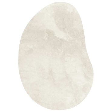vidaXL Bereichsteppiche HUARTE Creme 80 x 150 cm Polyester