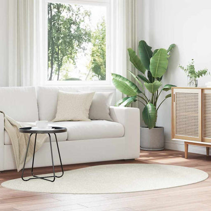 Bereichsteppiche HUARTE Creme 140 x 200 cm Polyester