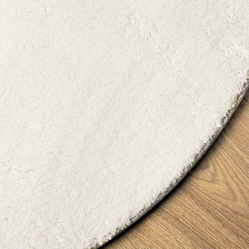vidaXL Bereichsteppiche HUARTE Creme 160 x 230 cm Polyester