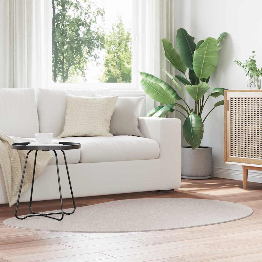 vidaXL Bereichsteppiche HUARTE Sand 120 x 170 cm Polyester
