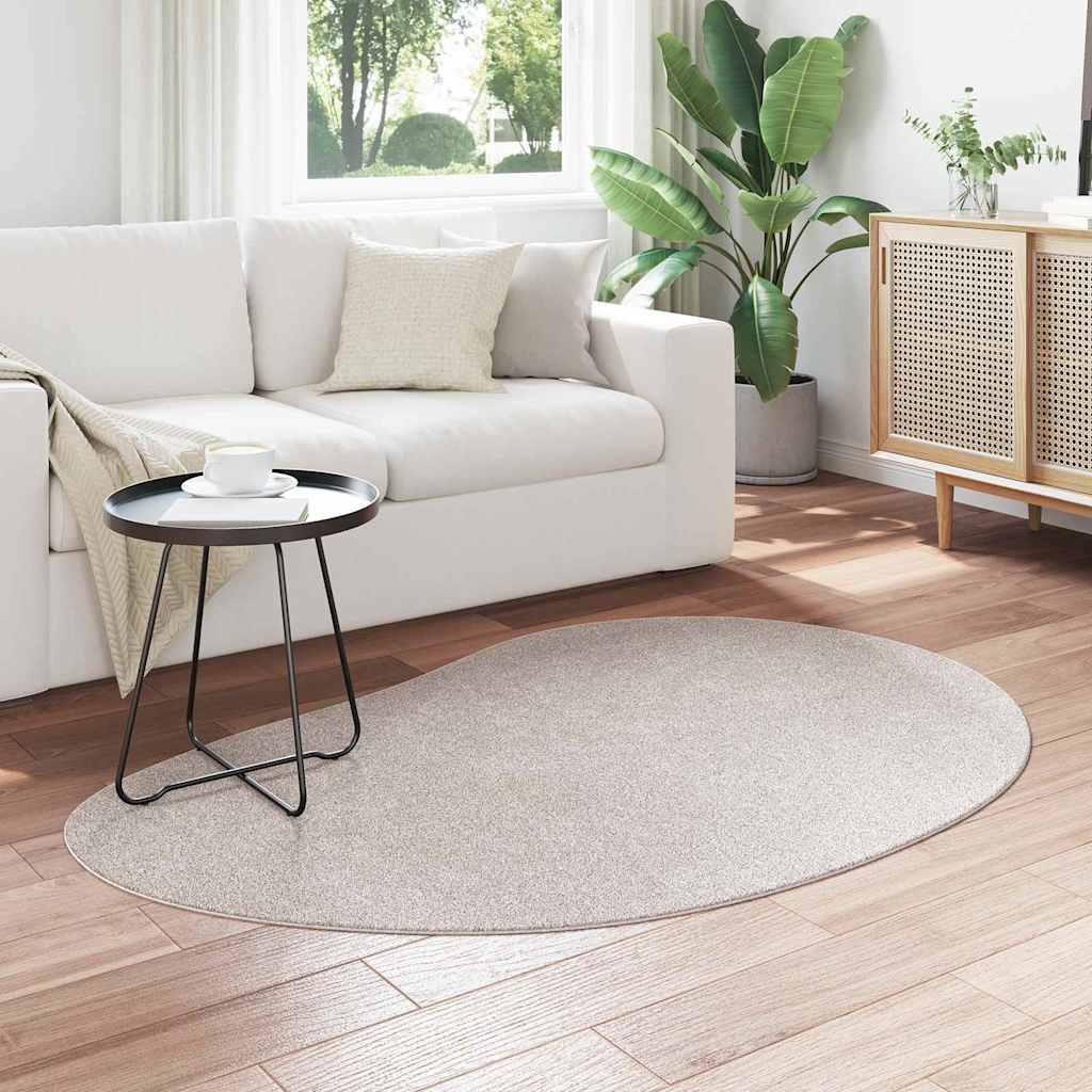 vidaXL Bereichsteppiche HUARTE Sand 120 x 170 cm Polyester