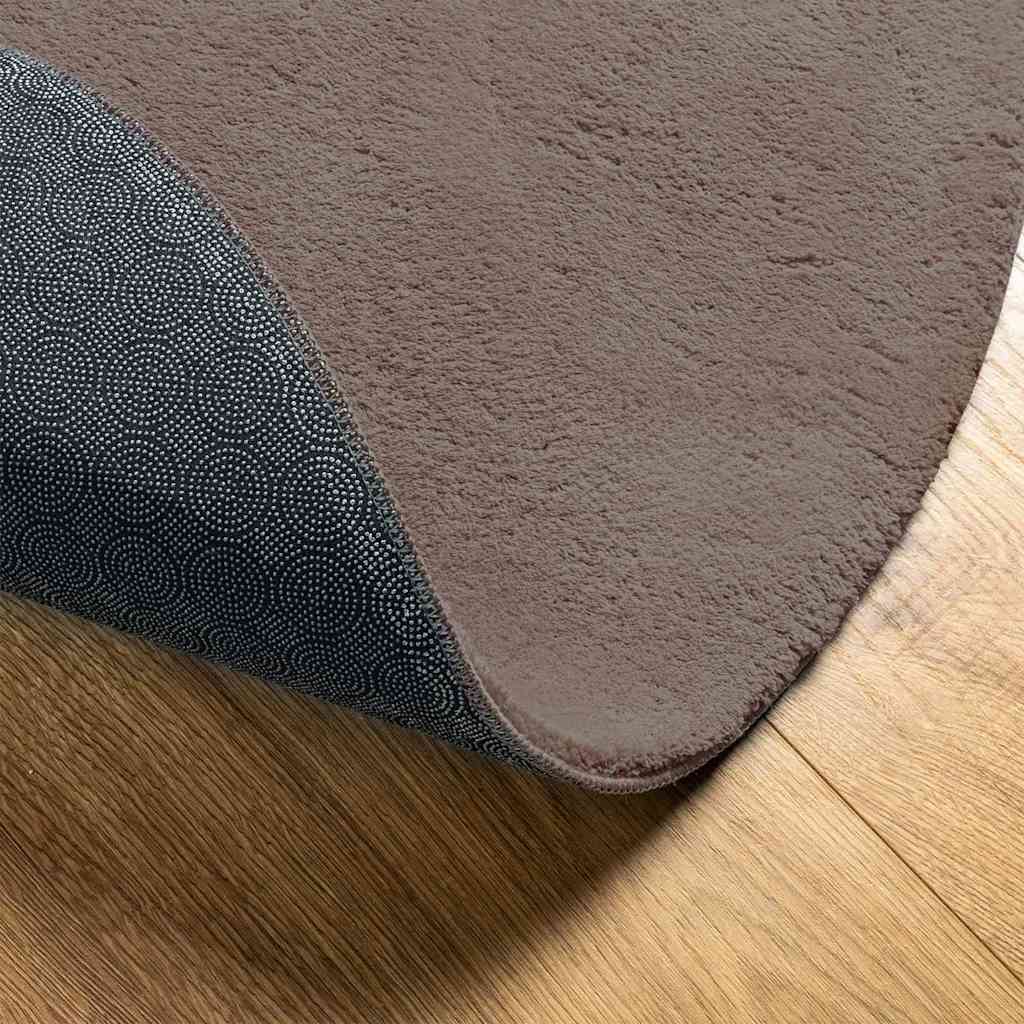 vidaXL Bereichsteppiche HUARTE Sand 140 x 200 cm Polyester