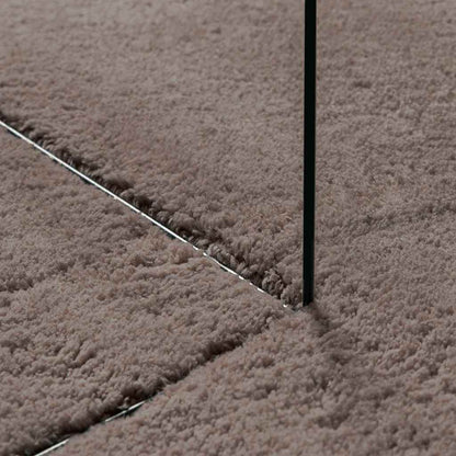 vidaXL Bereichsteppiche HUARTE Sand 140 x 200 cm Polyester