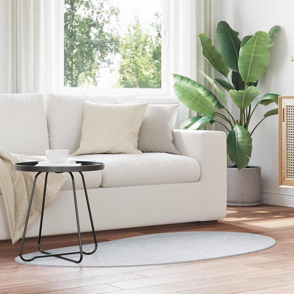 vidaXL Bereichsteppiche HUARTE Grau 80 x 150 cm Polyester
