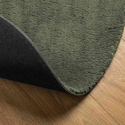 vidaXL Bereichsteppiche HUARTE Waldgrün 80 x 150 cm Polyester