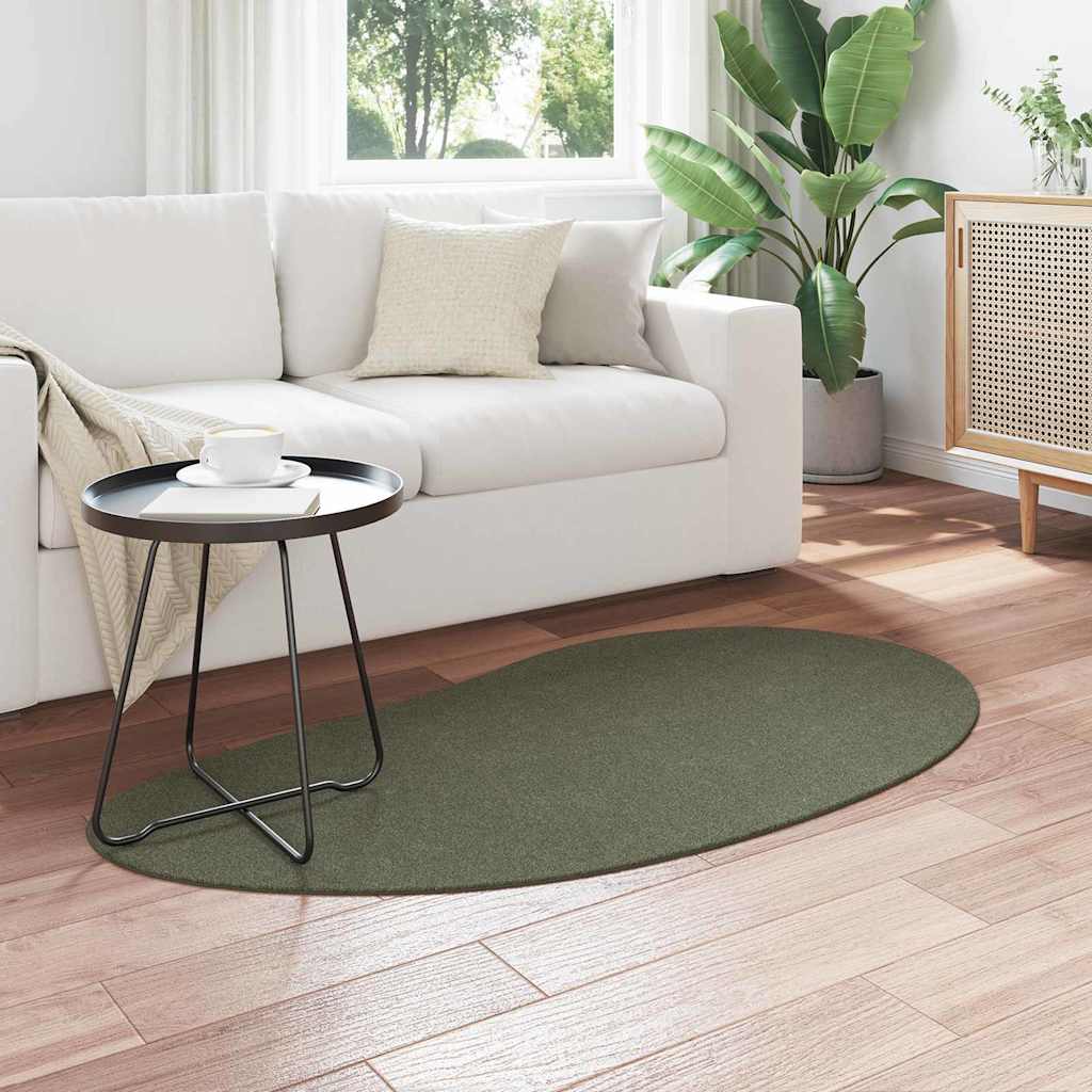 vidaXL Bereichsteppiche HUARTE Waldgrün 80 x 150 cm Polyester