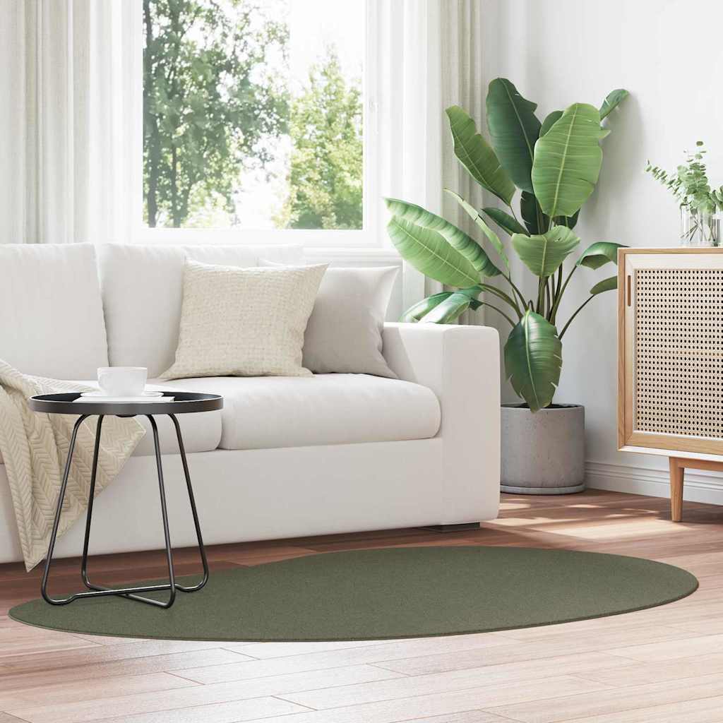 vidaXL Tapis d'appoint HUARTE vert forêt 120 x 170 cm polyester