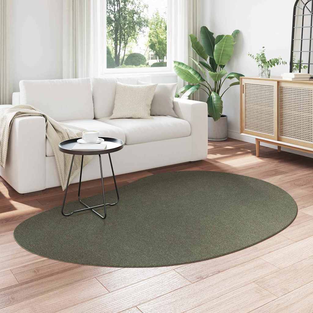 Tapis de chambre vidaXL HUARTE vert forêt 140 x 200 cm polyester