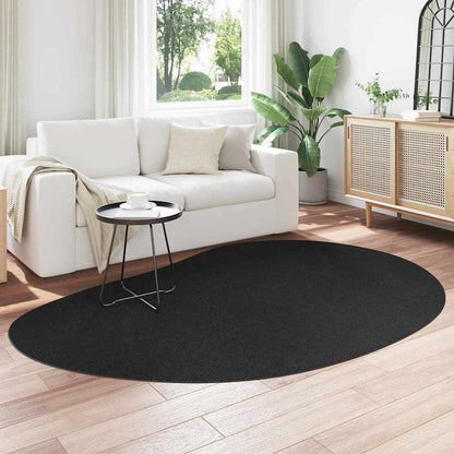 vidaXL Tapis d'appoint HUARTE Noir 160 x 230 cm Polyester
