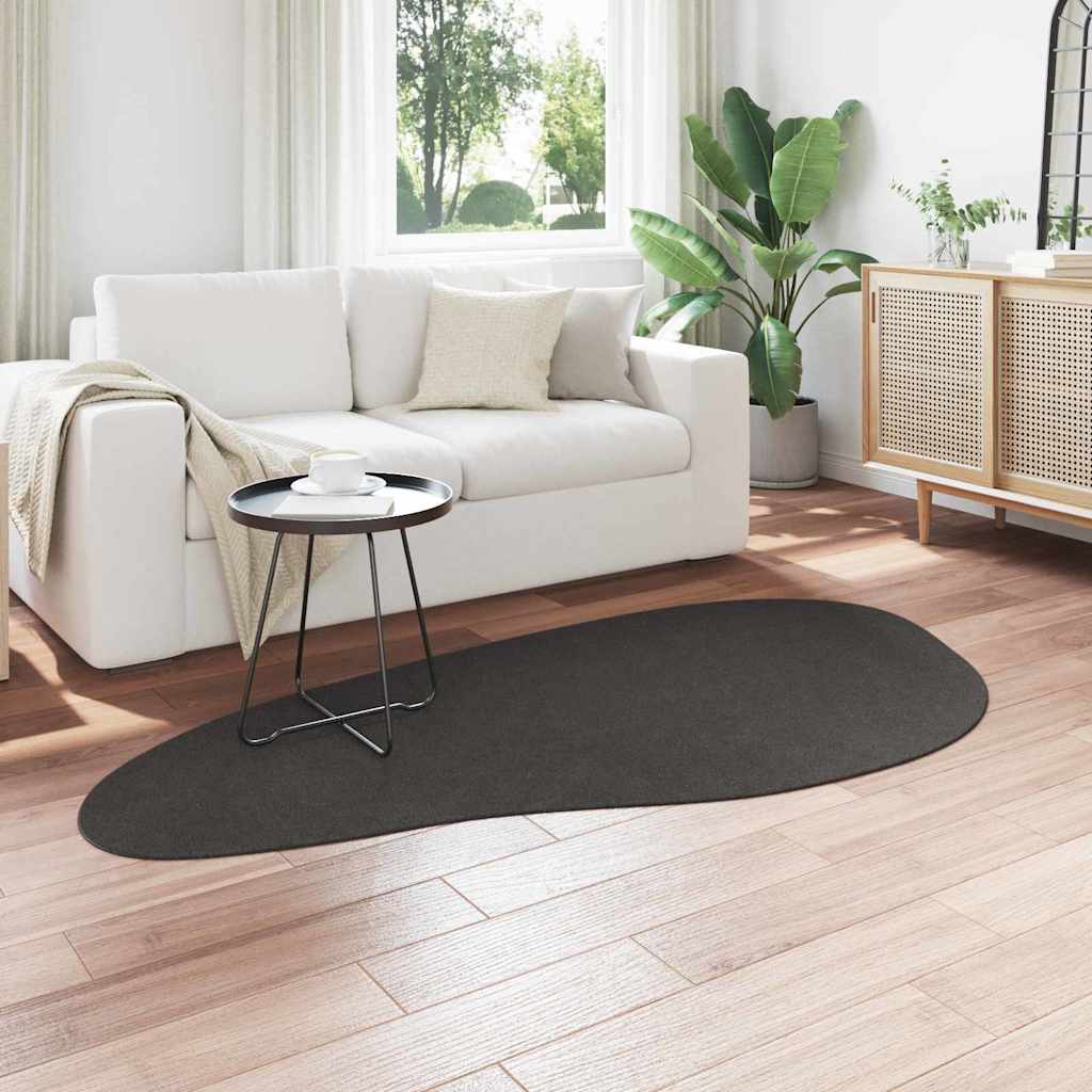 Tapis vidaXL HUARTE Anthracite 100 x 200 cm Polyester