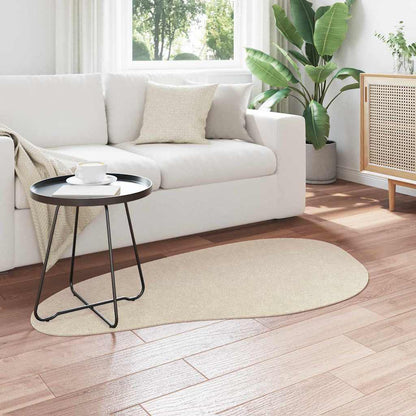 vidaXL Tapis de zone HUARTE Beige 80 x 150 cm Polyester