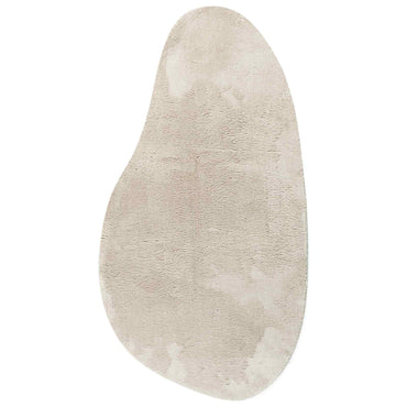 vidaXL Tapis de zone HUARTE Beige 100 x 200 cm Polyester
