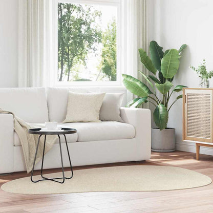 vidaXL Tapis de zone HUARTE Beige 140 x 200 cm Polyester
