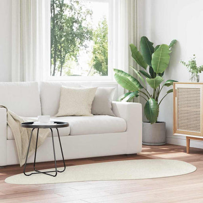 vidaXL Bereichsteppiche HUARTE Creme 100 x 200 cm Polyester