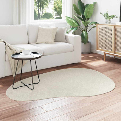 vidaXL Bereichsteppiche HUARTE Creme 120 x 170 cm Polyester