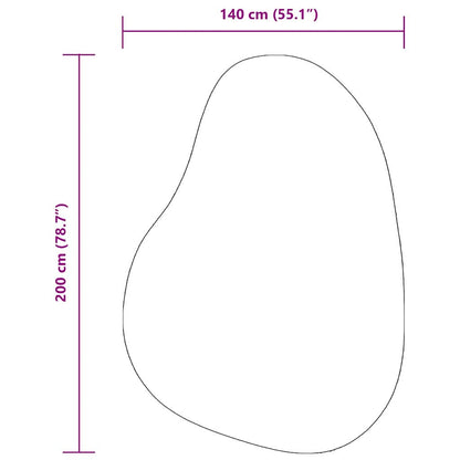 vidaXL Bereichsteppiche HUARTE Creme 140 x 200 cm Polyester
