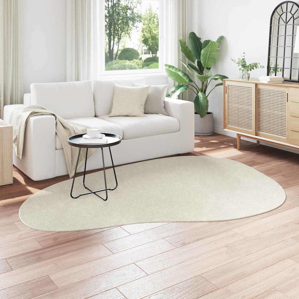 vidaXL Bereichsteppiche HUARTE Creme 160 x 230 cm Polyester
