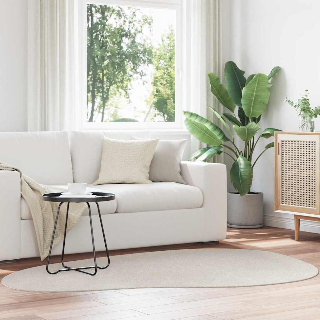 Bereichsteppiche HUARTE Sand 140 x 200 cm Polyester