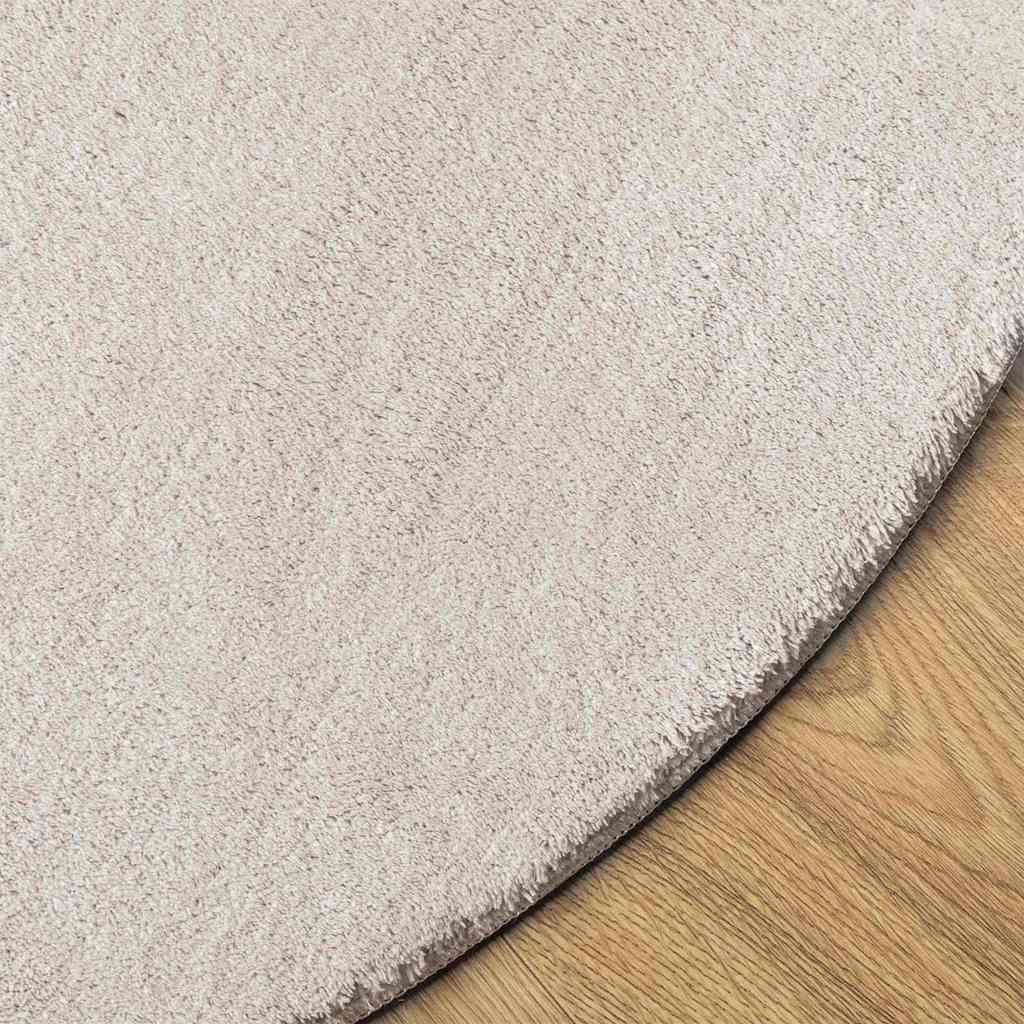 vidaXL Tapis de zone HUARTE Sable 160 x 230 cm Polyester