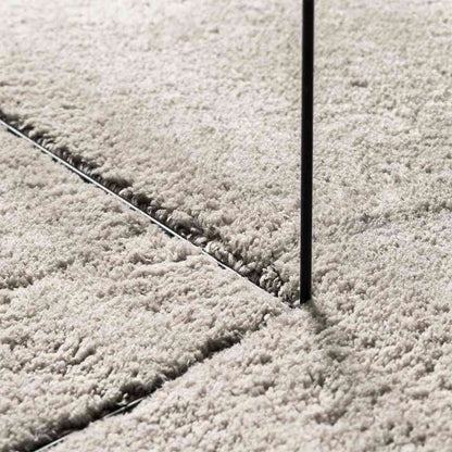 vidaXL Tapis de zone HUARTE Sable 160 x 230 cm Polyester