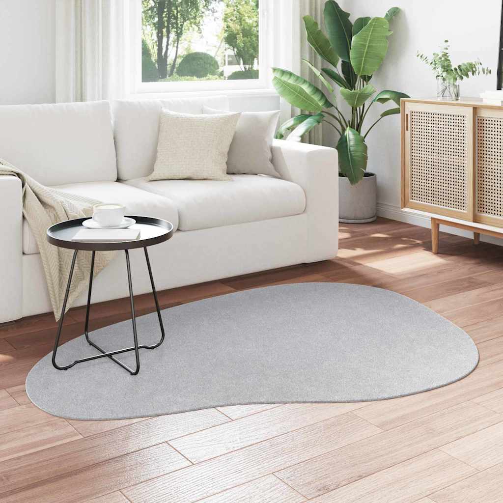 vidaXL Bereichsteppiche HUARTE Grau 120 x 170 cm Polyester
