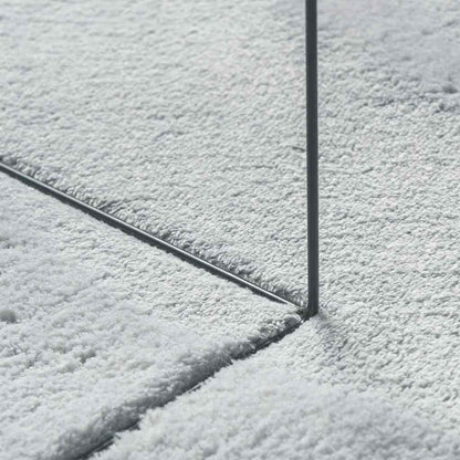vidaXL Bereichsteppiche HUARTE Grau 160 x 230 cm Polyester