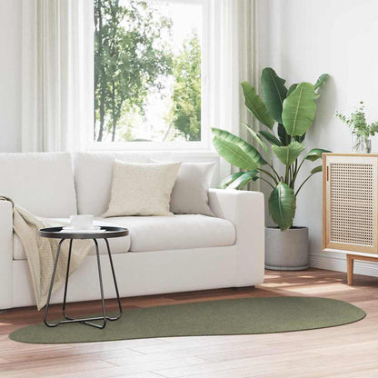 vidaXL Bereichsteppiche HUARTE Waldgrün 100 x 200 cm Polyester