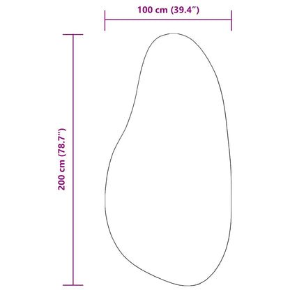 vidaXL Bereichsteppiche HUARTE Waldgrün 100 x 200 cm Polyester