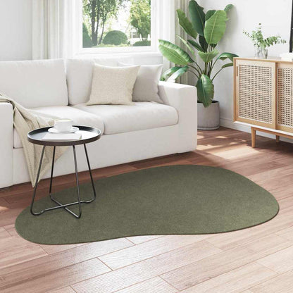 vidaXL Bereichsteppiche HUARTE Waldgrün 120 x 170 cm Polyester