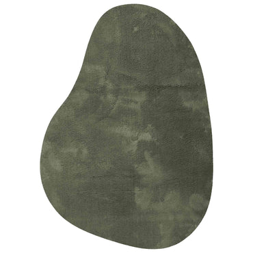 vidaXL Bereichsteppiche HUARTE Waldgrün 120 x 170 cm Polyester
