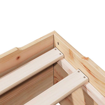 vidaXL Massivholzbett ohne Matratze Stapelbar 90x190 cm