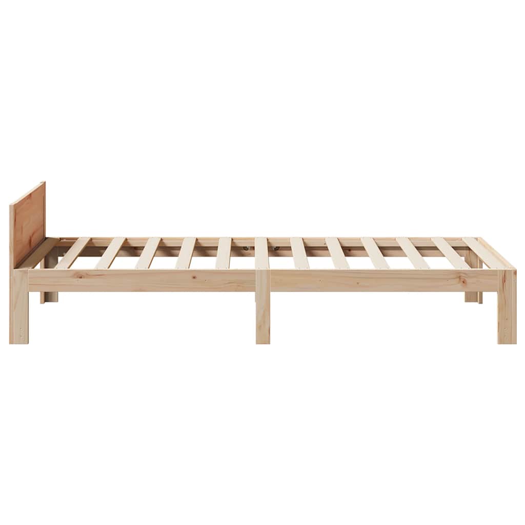 vidaXL Massivholzbett ohne Matratze 90x200 Kiefernholz