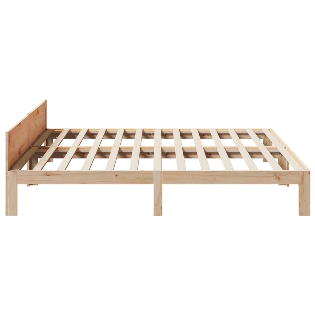 vidaXL Massivholzbett ohne Matratze 180x200 Kiefernholz