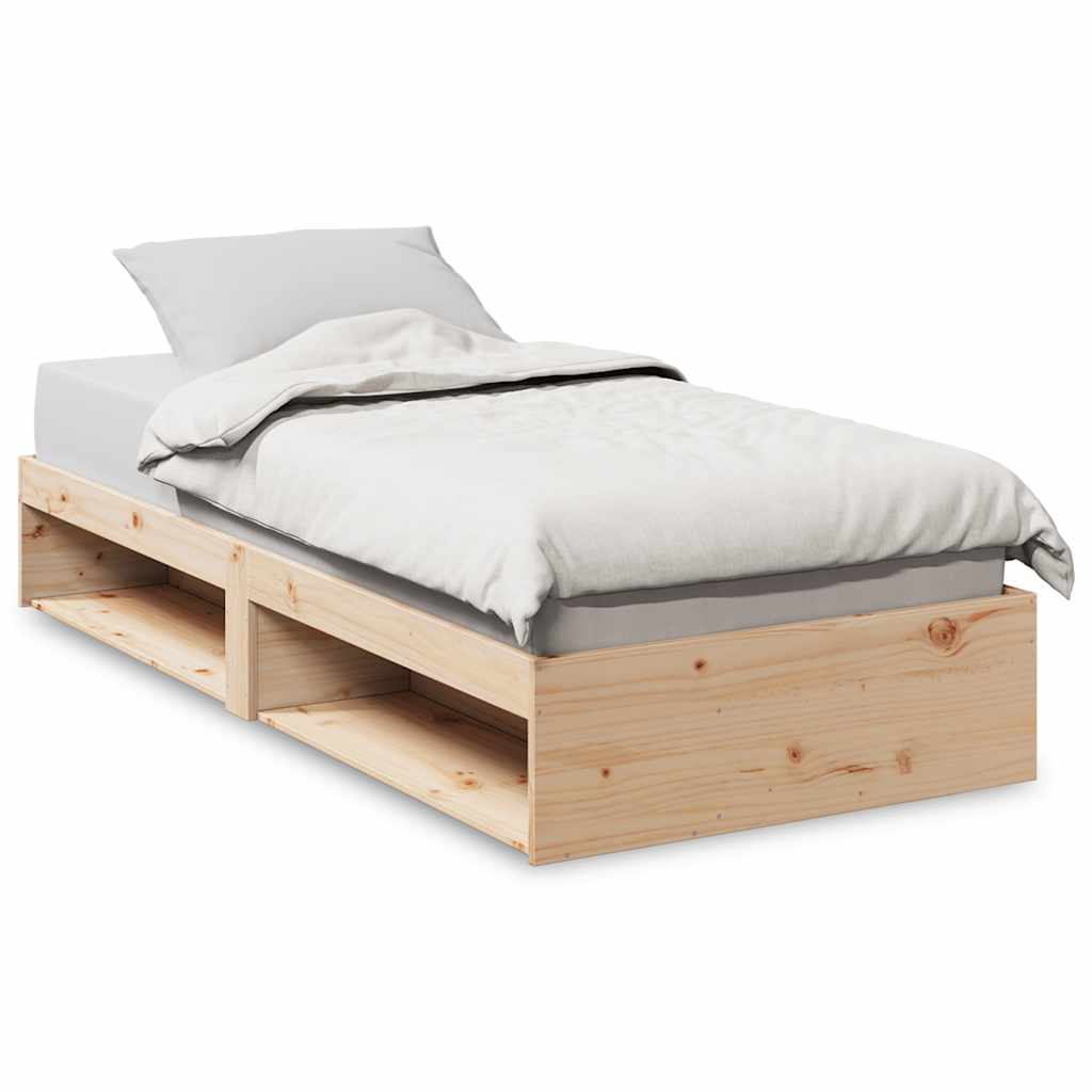 vidaXL Tagesbett ohne Matratze 100x200 cm Massivholz Kiefer