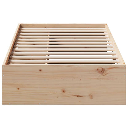 vidaXL Tagesbett ohne Matratze 75x190 cm Massivholz Kiefer