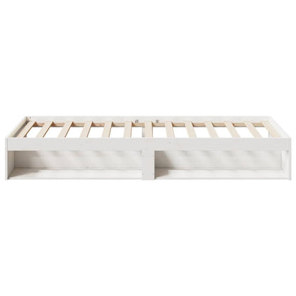 vidaXL Tagesbett ohne Matratze Weiß 75x190 cm Massivholz Kiefer